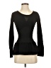 Maje Black Long Sleeve Top Size Sm (1) - photo 1