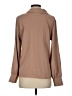 Rachel Zoe 100% Polyester Tan Long Sleeve Blouse Size S - photo 2
