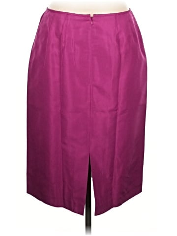Linda Allard Ellen Tracy Silk Skirt (view 2)
