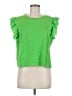 CeCe Green Short Sleeve Top Size M - photo 1