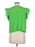CeCe Green Short Sleeve Top Size M - photo 2
