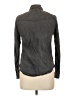 Topshop 100% Cotton Gray Long Sleeve Button-Down Shirt Size 12 - photo 2