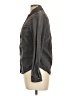 Topshop 100% Cotton Gray Long Sleeve Button-Down Shirt Size 12 - photo 5