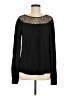Michael Kors 100% Silk Black silk blouse Size 8 - photo 1