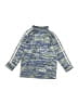 Adidas 100% Polyester Camo Blue Windbreaker Size 7 - photo 1