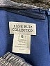 Rene Ruiz Collection 100% Polyester Metallic Silver Cocktail Dress Size 12 - photo 4