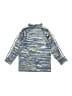 Adidas 100% Polyester Camo Blue Windbreaker Size 7 - photo 2