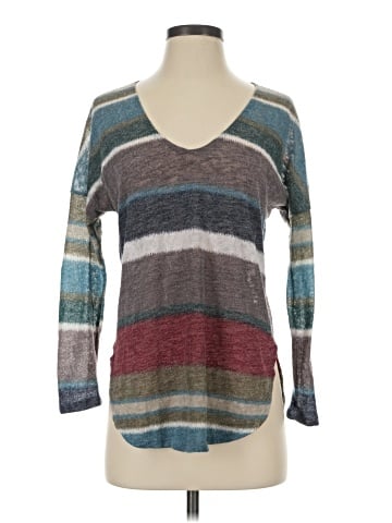 Aqua Pullover Sweater (view 1)