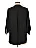 Lush 100% Polyester Black 3/4 Sleeve Blouse Size L - photo 2