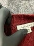 Francesca's Plaid Burgundy Pullover Sweater Size XL - photo 7