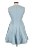 Maje Solid Blue Cocktail Dress Size Lg (3) - photo 2