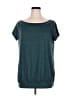Halife Teal Short Sleeve Top Size XL - photo 1