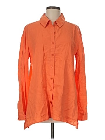 Pure Amici Long Sleeve Button-Down Shirt (view 1)