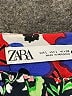 Zara Floral Green Long Sleeve Blouse Size L - photo 7