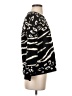 Tribal 100% Cotton Animal Print Black Pullover Sweater Size P (petite) - photo 4
