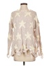 Wildfox Stars Ivory Pullover Sweater Size Sm (1 or S) - photo 1