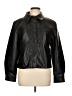 Karen Kane 100% Polyurethane Black Faux Leather Jacket Size L - photo 1