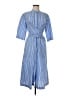 Samsoe Samsoe Stripes Blue Casual Dress Size M - photo 1