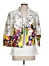 Maggy London 100% Polyester Print White Blazer Size 12 - photo 1