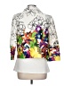 Maggy London 100% Polyester Print White Blazer Size 12 - photo 2