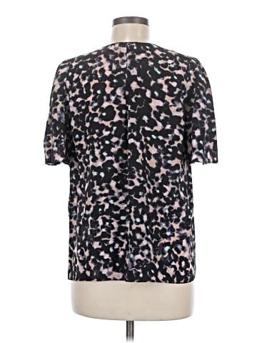 Rebecca Taylor Short Sleeve Silk Top (view 2)
