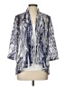 Travelers by Chico's 100% Polyester Blue Cardigan Size Lg (2) - photo 1