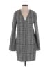 Max Studio Houndstooth Gray Black Coat Size M - photo 1