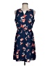 41Hawthorn 100% Polyester Floral Blue Casual Dress Size M - photo 1