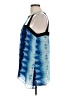 Bisou Bisou 100% Polyester Blue Sleeveless Blouse Size L - photo 5