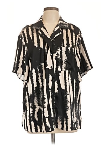 Topshop Short Sleeve Blouse (view 1)