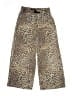 Gap 100% Cotton Animal Print Gold Casual Pants Size 6 - 7 - photo 1