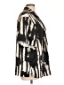 Topshop Animal Print Black Short Sleeve Blouse Size 10 - photo 4