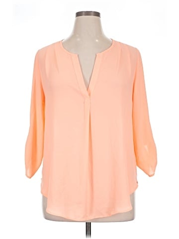 Lush 3/4 Sleeve Blouse (view 1)