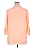 Lush 100% Polyester Orange 3/4 Sleeve Blouse Size XL - photo 2