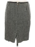 Tory Burch Houndstooth Gray Formal Skirt Size 12 - photo 2