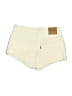 Levi's 100% Cotton Ivory Denim Shorts Size 28 waist - photo 2
