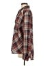 Free People Plaid Red Long Sleeve Blouse Size M - photo 5