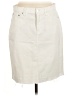 J.Crew Solid Ivory Denim Skirt Size 28 waist - photo 1