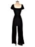 No Comment Solid Black Jumpsuit Size M - photo 2