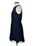 Pins and Needles 100% Polyester Solid Blue Cocktail Dress Size S - photo 5