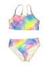 Unbranded Tie-dye Pink Two Piece Swimsuit Size 6 - photo 1