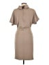 St. John Solid Tan Casual Dress Size 6 - photo 2