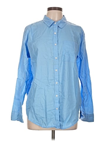 St. John's Bay Long Sleeve Button-Down Shirt (view 1)