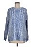 Everly 100% Acrylic Blue Pullover Sweater Size M - photo 1