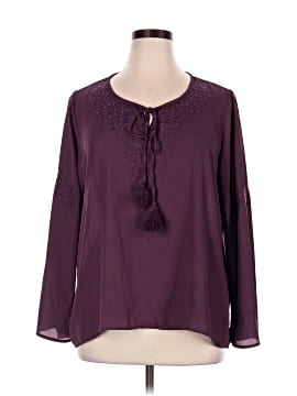 Eyelash Couture Long Sleeve Blouse