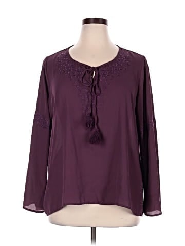 Eyelash Couture Long Sleeve Blouse (view 1)