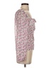 Aqua 100% Polyester Pink Long Sleeve Blouse Size S - photo 4