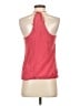 Matty M 100% Silk Red Sleeveless Silk Top Size XS - photo 2