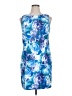 AB Studio Print Blue Cocktail Dress Size 16 - photo 1