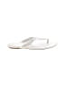 Talbots White Flip Flops Size 9 - photo 1